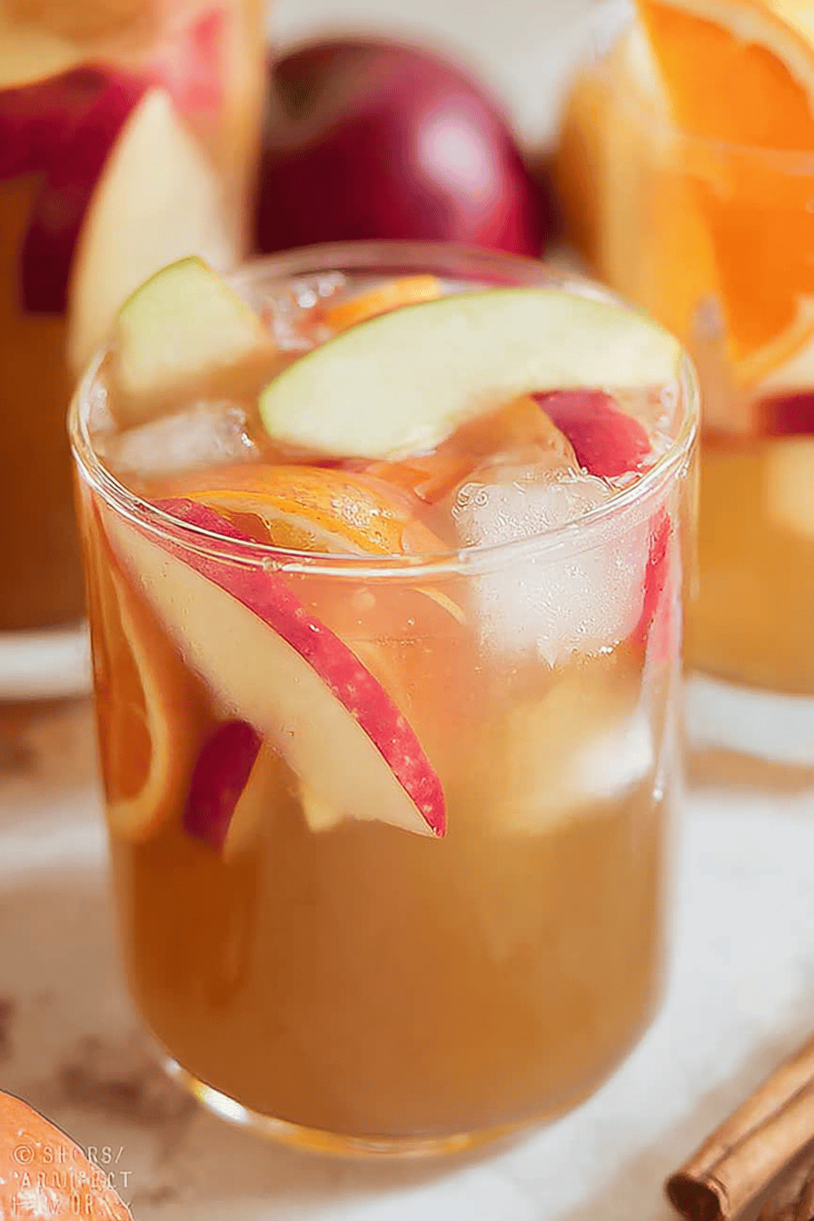 Apple Cider Sangria Recipe With Fresh Fruit And Spices 7 Apple Cider Sangria