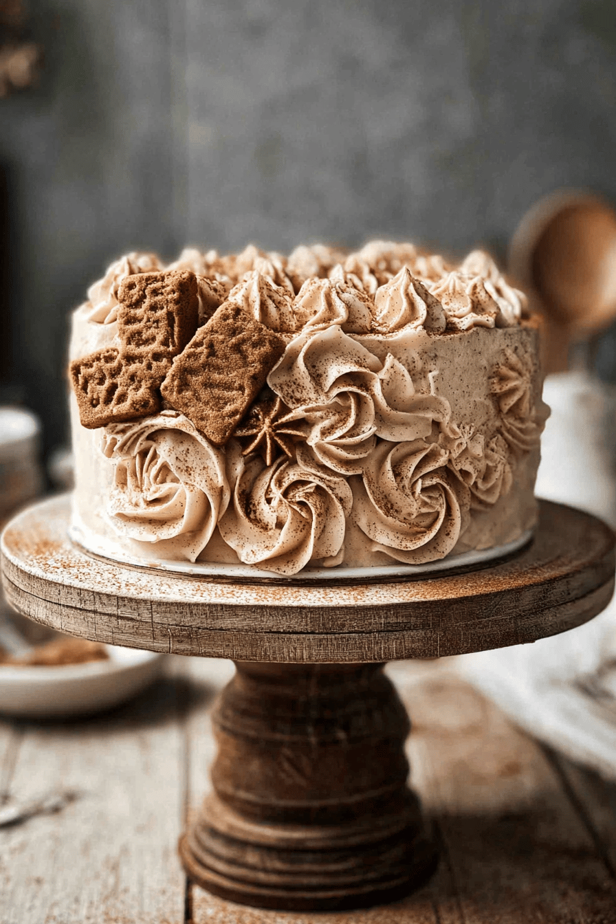 Biscoff Cookie Butter Cake