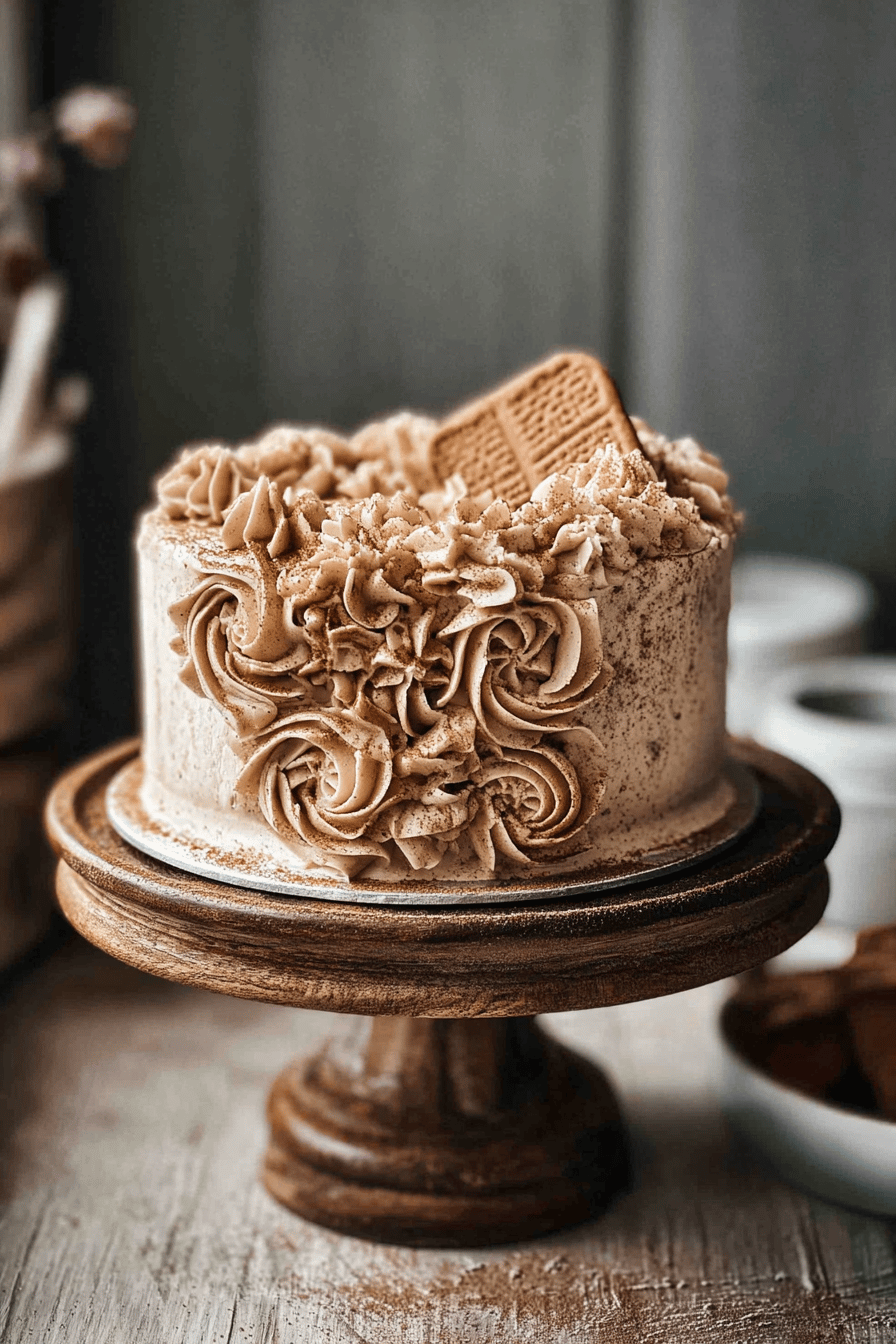 Biscoff Cookie Butter Cake
