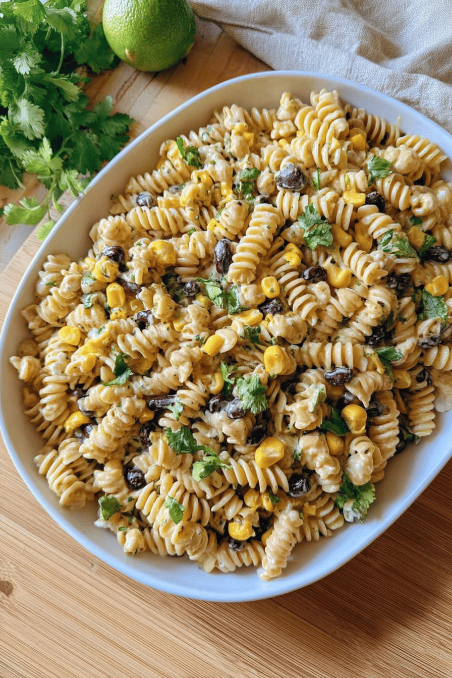 Black Bean And Corn Pasta Salad
