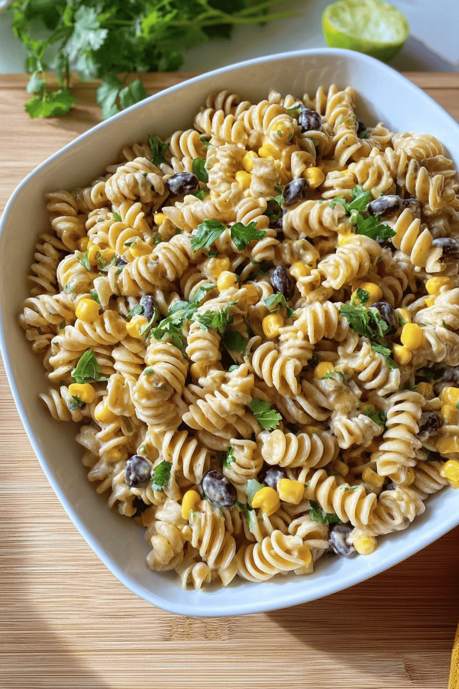 Black Bean And Corn Pasta Salad