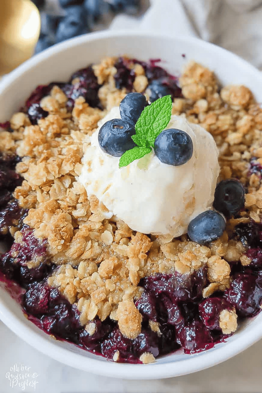 Blueberry Crisp
