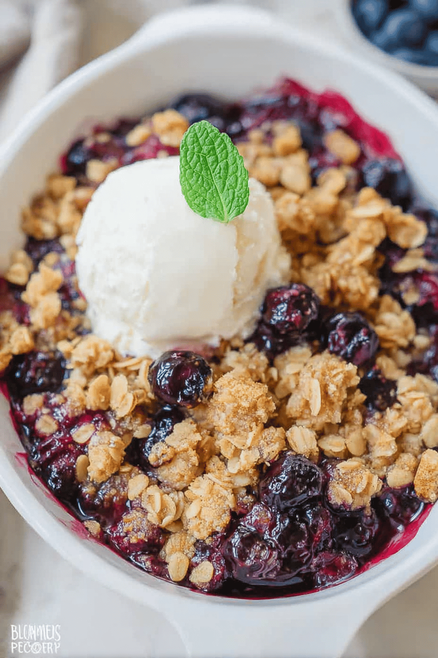 Blueberry Crisp