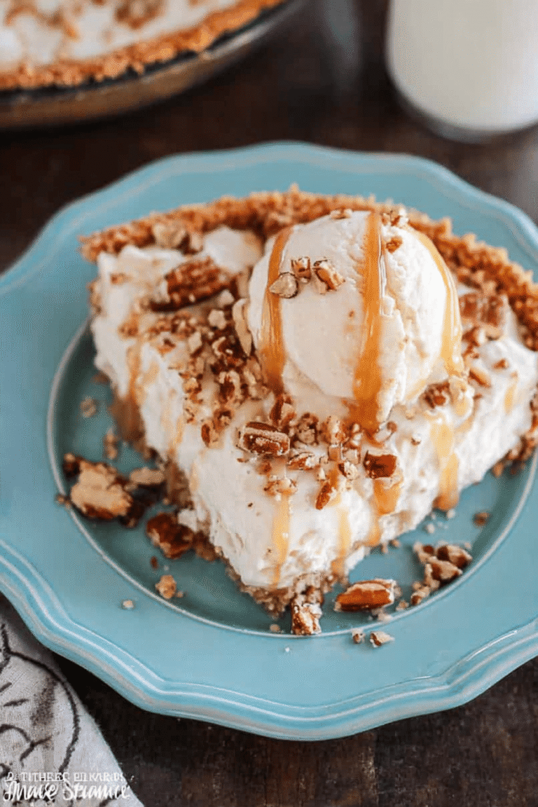 Caramel Butter Pecan Ice Cream Pie 86.Png