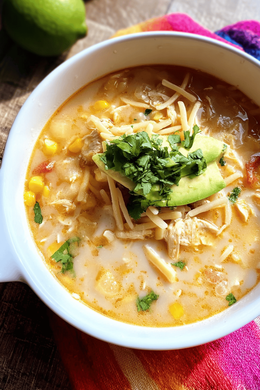 Chicken Tortilla Soup With Orzo