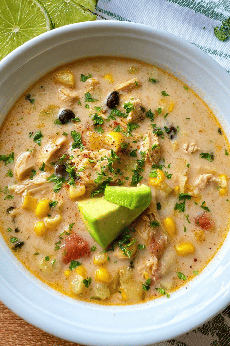 Chipotle Chicken Corn Chowder