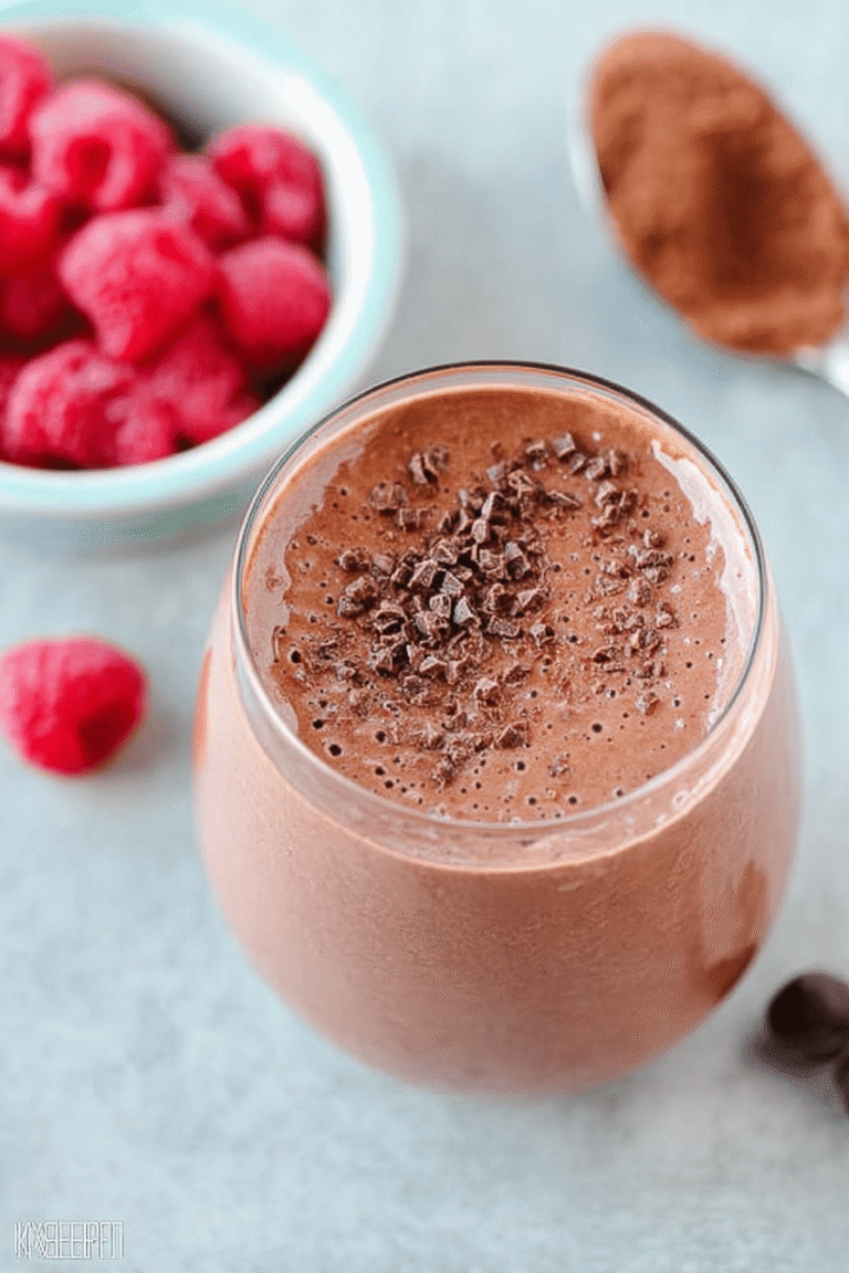 Chocolate Raspberry Smoothie 88.Png