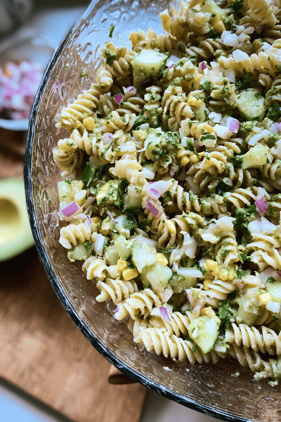 Cilantro Lime Pasta Salad