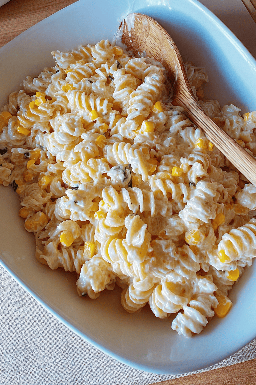Creamy Corn Pasta Salad