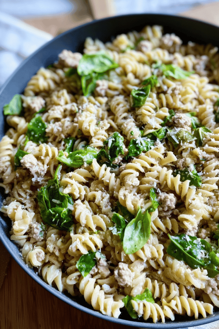 Creamy Ground Turkey Pasta 27.Png