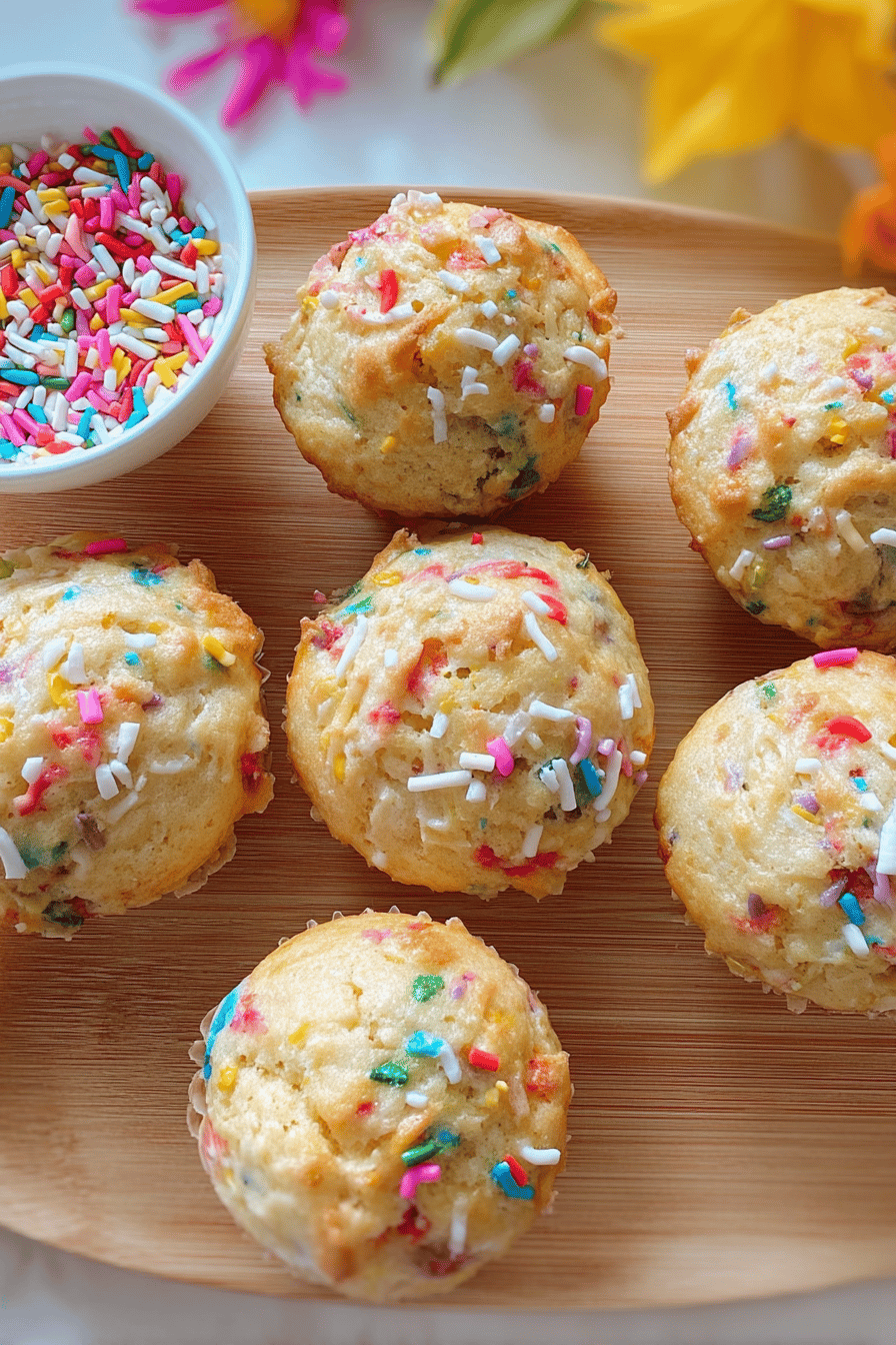 Funfetti Greek Yogurt Muffins