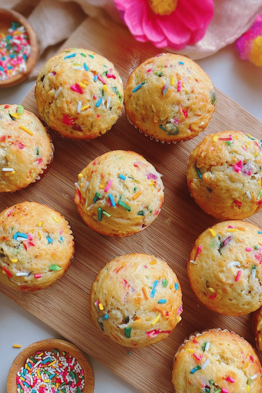 Funfetti Greek Yogurt Muffins