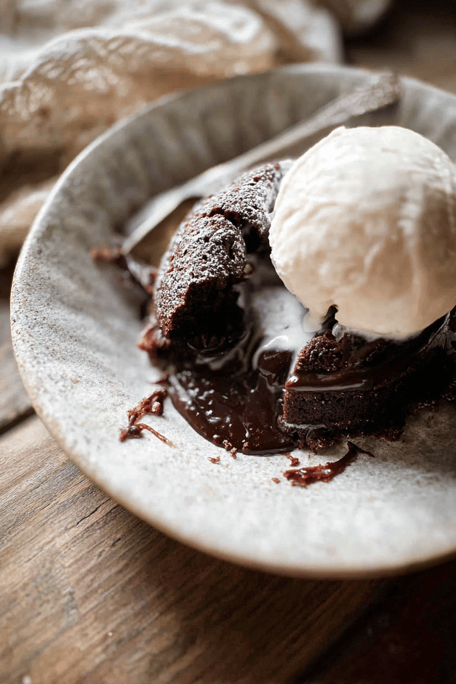 High Altitude Chocolate Lava Cakes