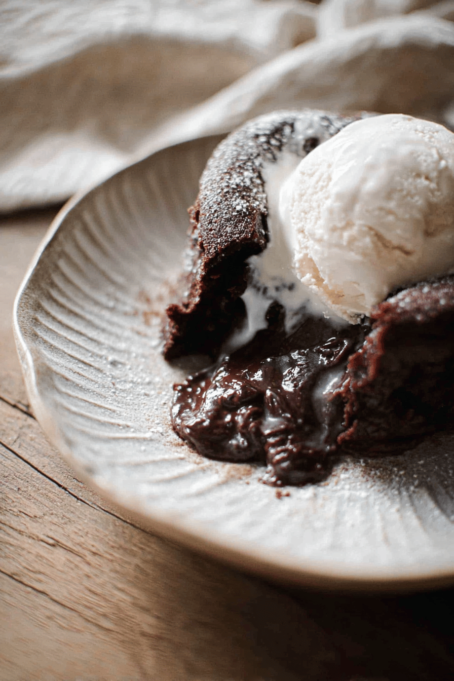 High Altitude Chocolate Lava Cakes