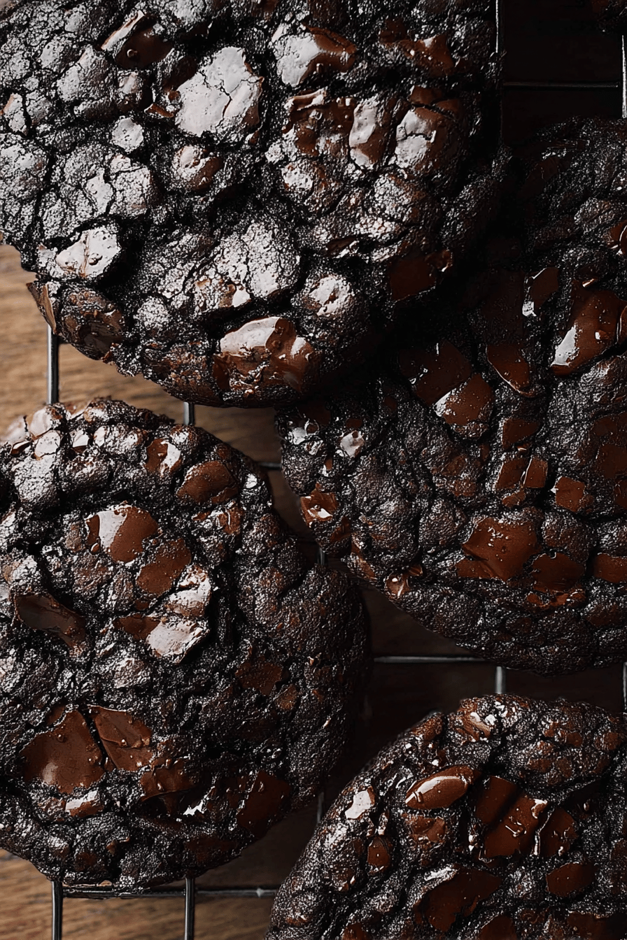 High Altitude Flourless Chocolate Brownie Cookies