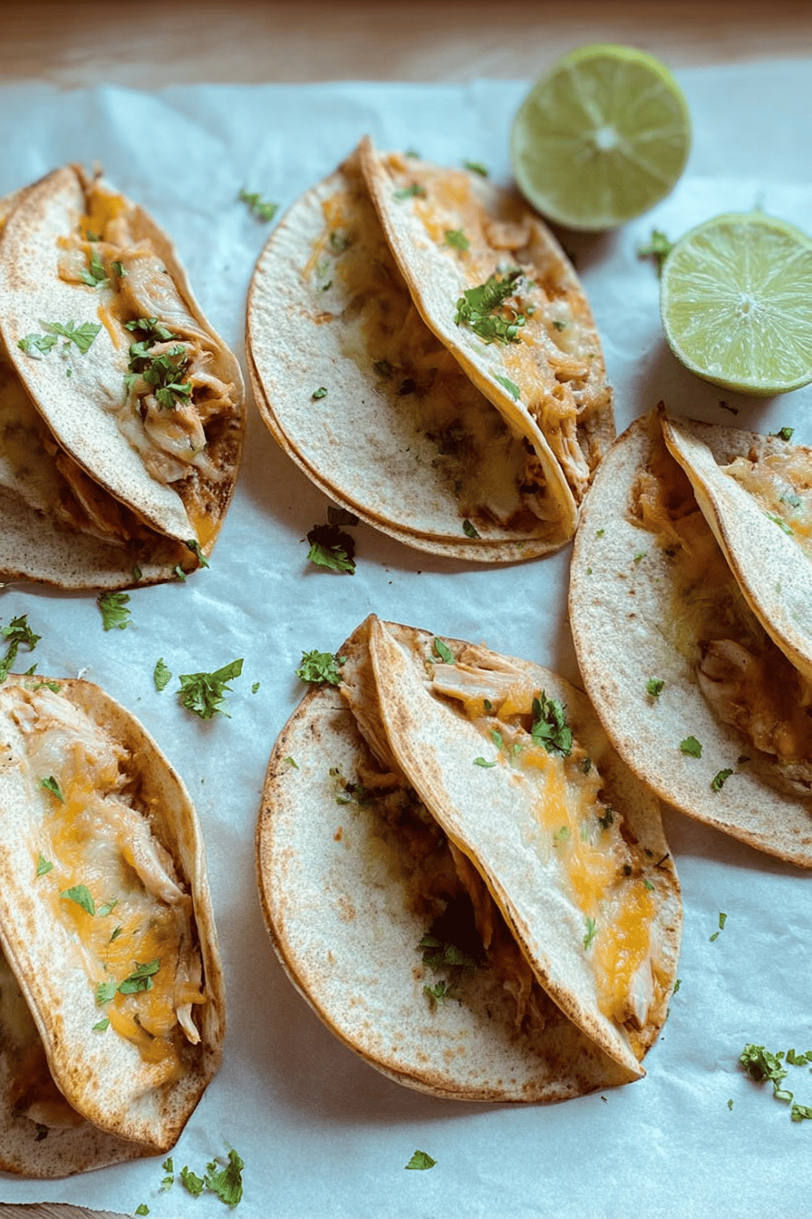 Oven Baked Chicken Tacos