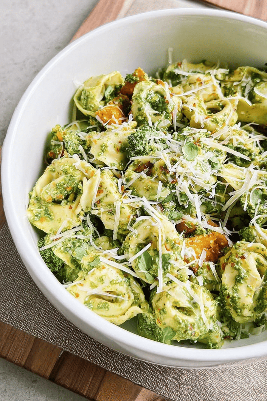 Pesto Tortellini Pasta Salad