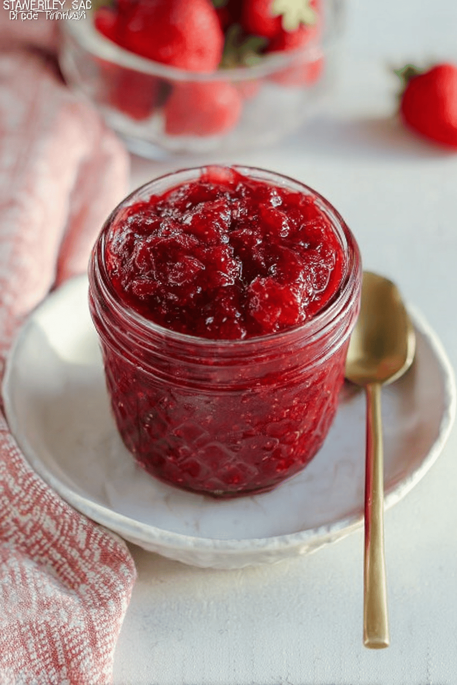 Strawberry Vanilla Bean Jam