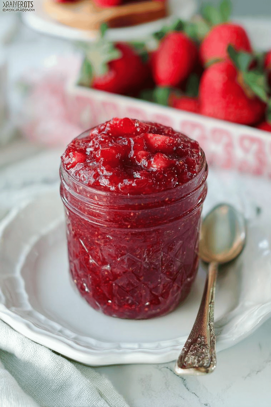 Strawberry Vanilla Bean Jam
