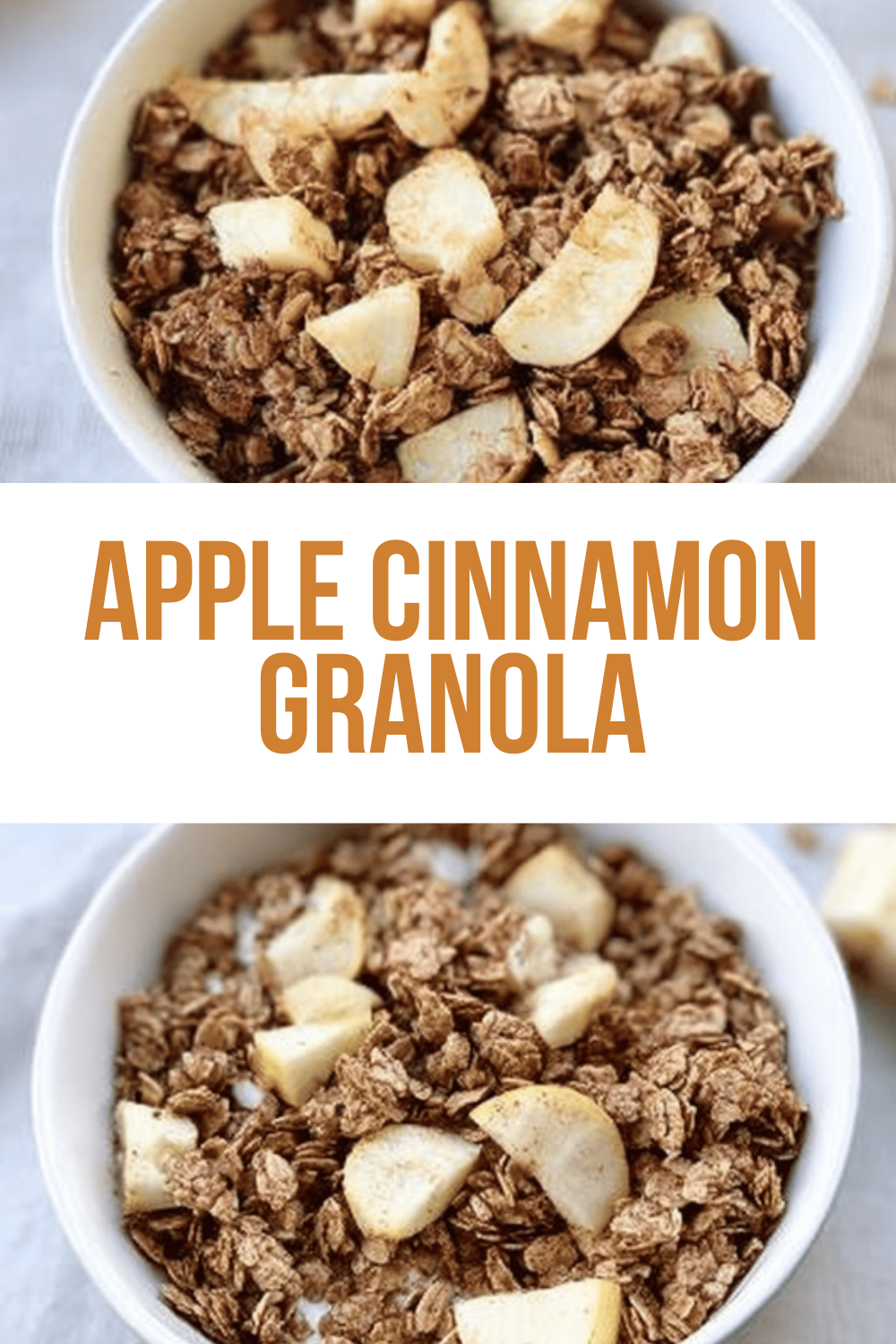 Apple Cinnamon Granola