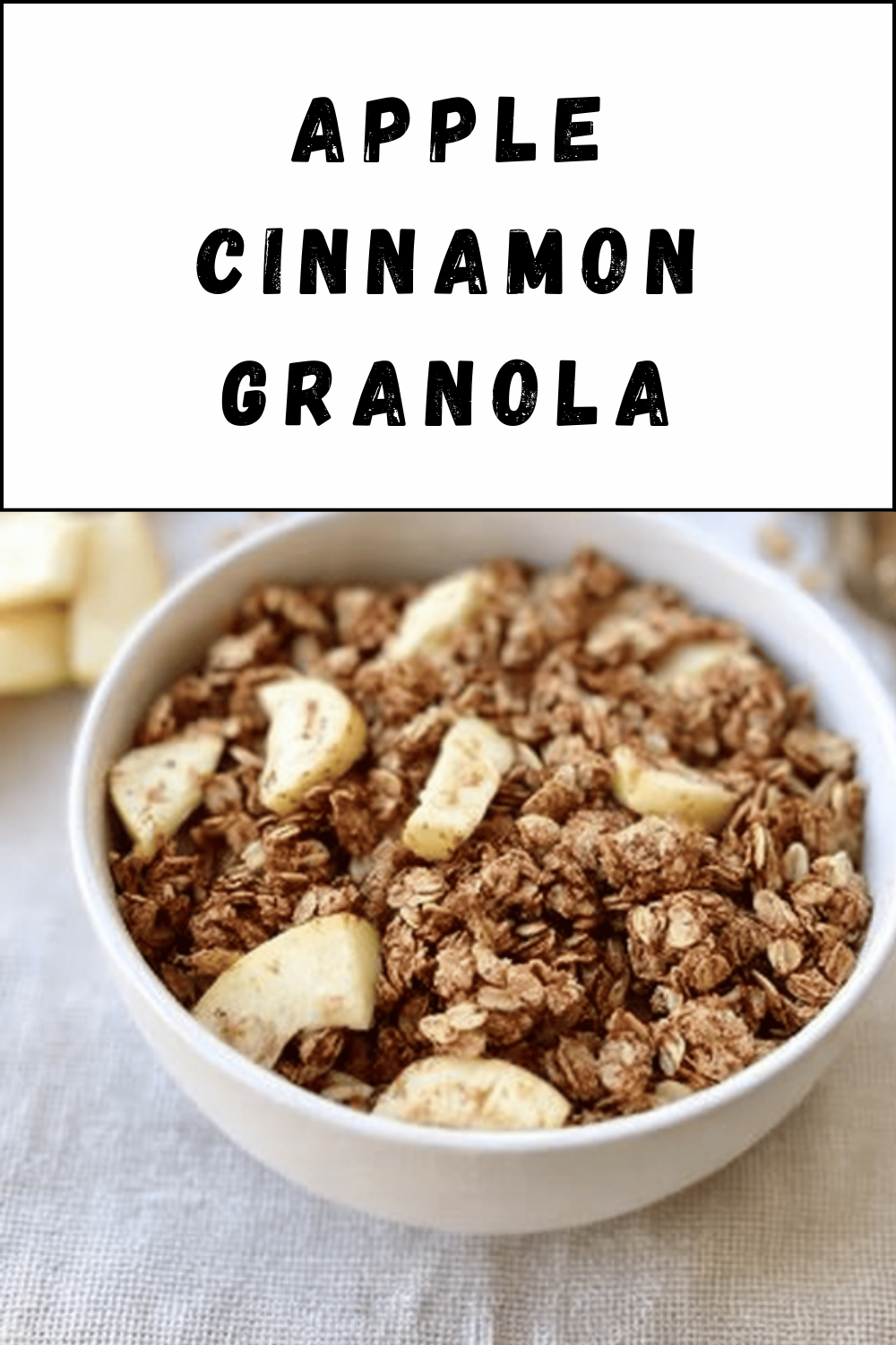 Apple Cinnamon Granola