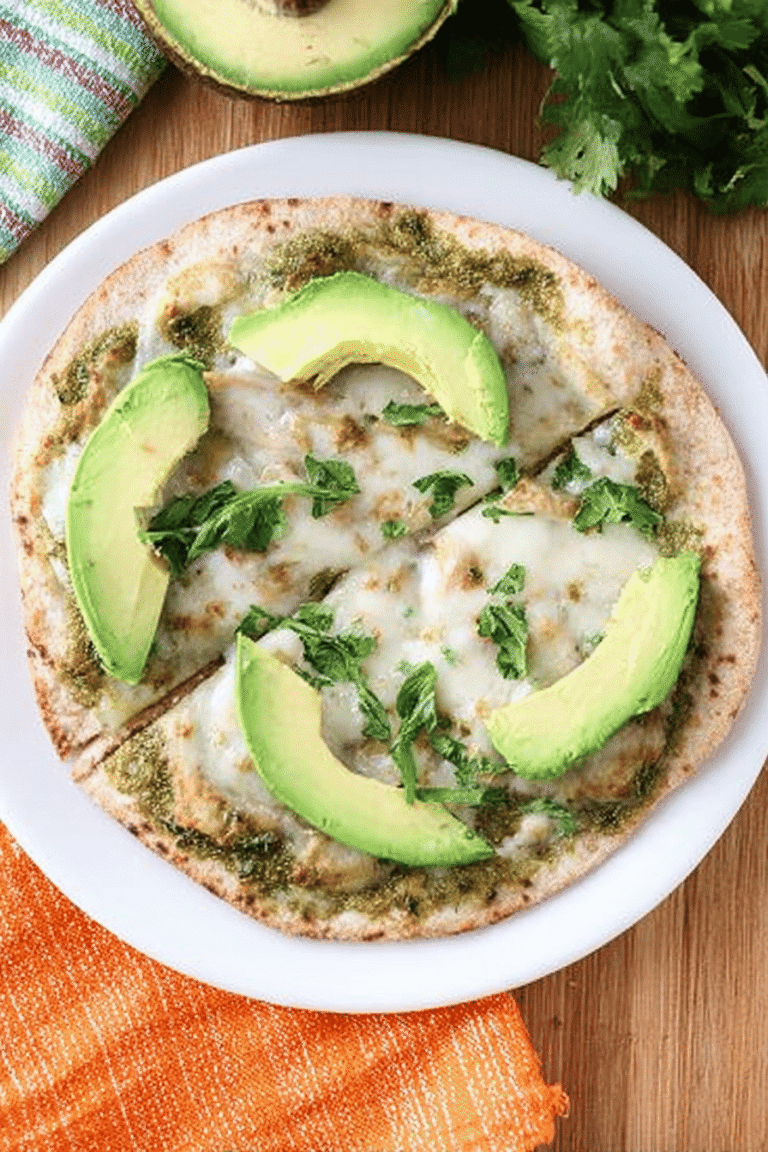 Avocado Pita Pizza 99.Png
