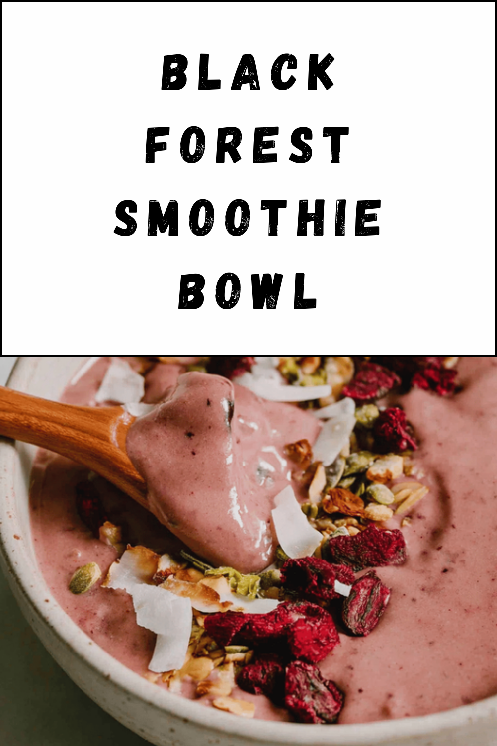Black Forest Smoothie Bowl