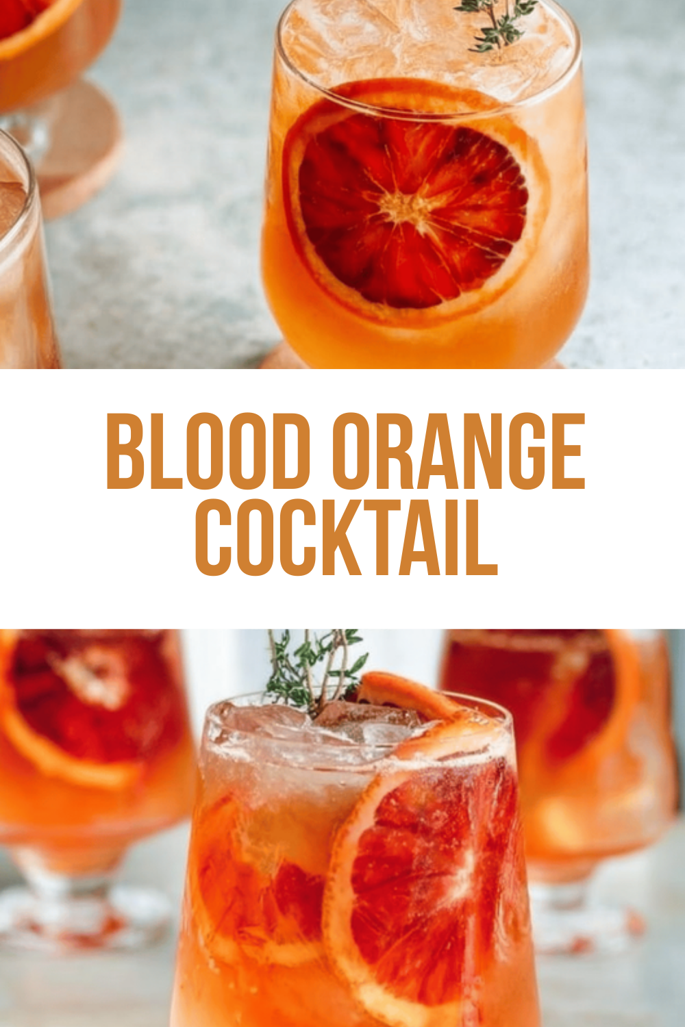 Blood Orange Cocktail