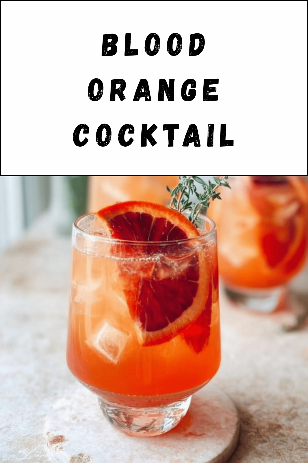 Blood Orange Cocktail