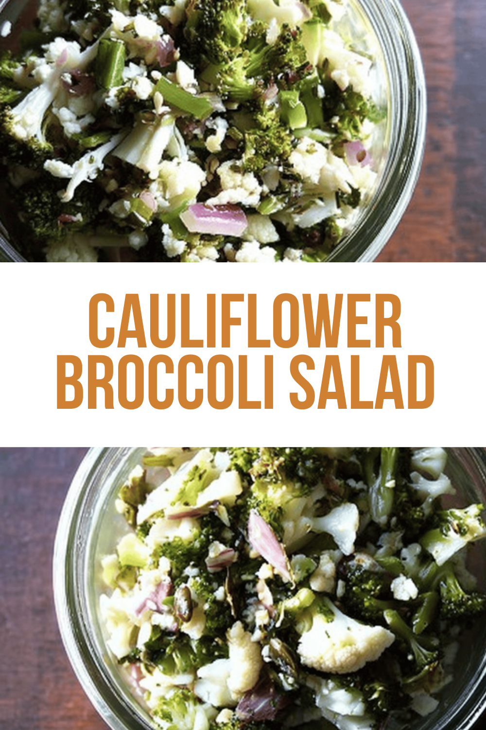 Cauliflower Broccoli Salad
