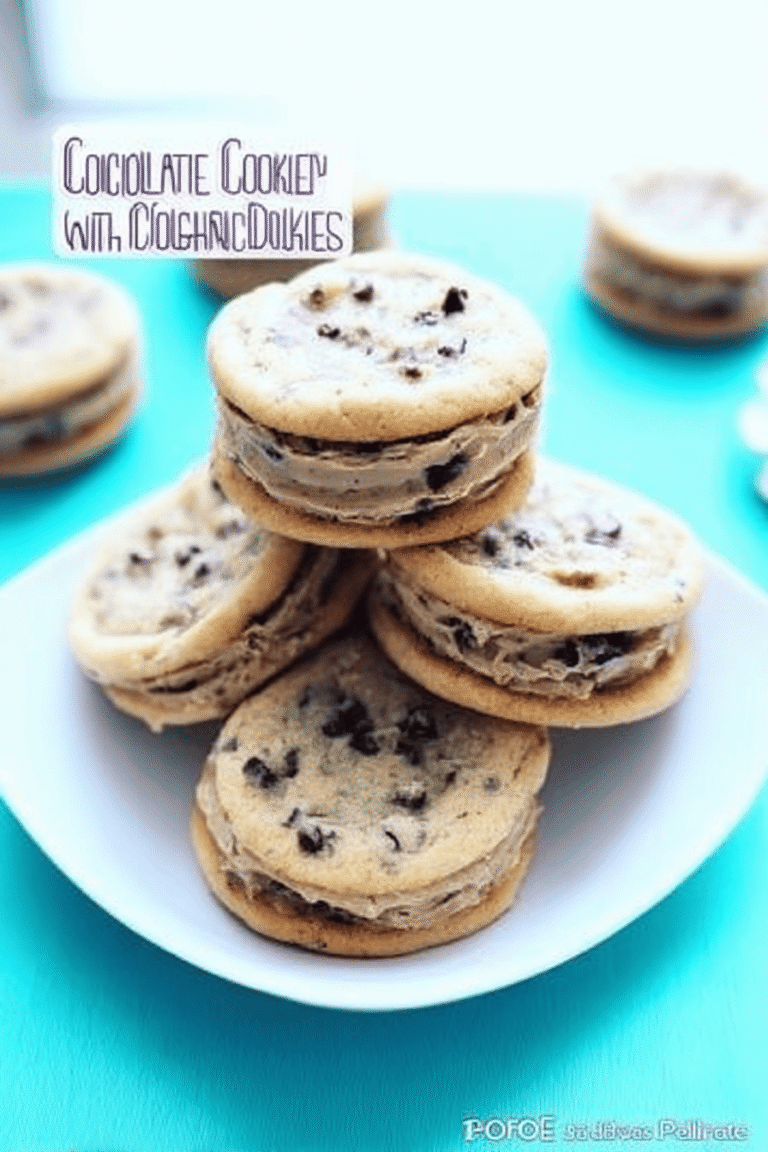 Chocolate Chip Cookie Dough Sandwich Cookies 89.Png