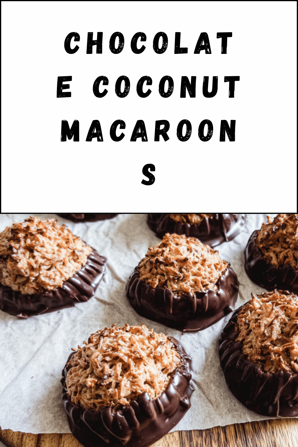 Chocolate Coconut Macaroons