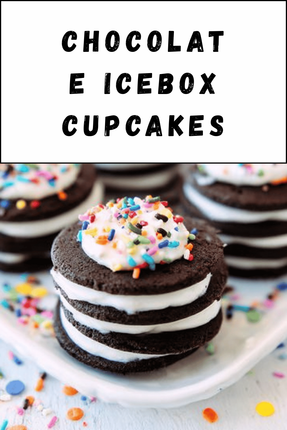 Chocolate Icebox Cupcakes