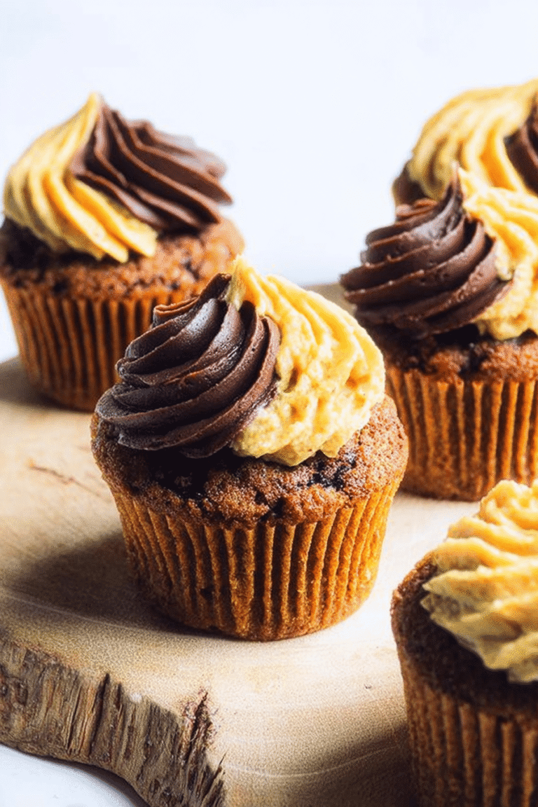 Chocolate Pumpkin Cupcakes 29.Png