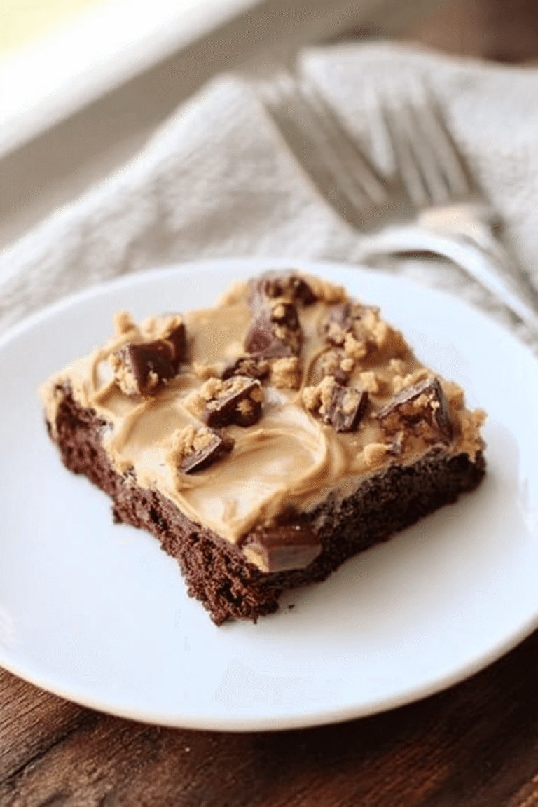 Chocolate Sheet Cake With Peanut Butter Frosting 84.Png