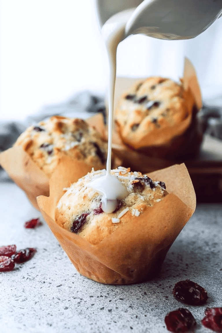 Coconut And Cranberry Muffins 6.Png