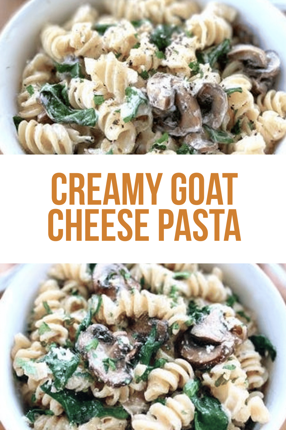 Creamy Goat Cheese Pasta