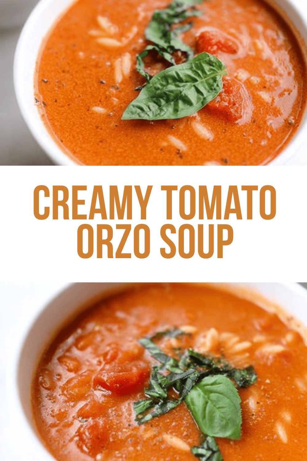 Creamy Tomato Orzo Soup