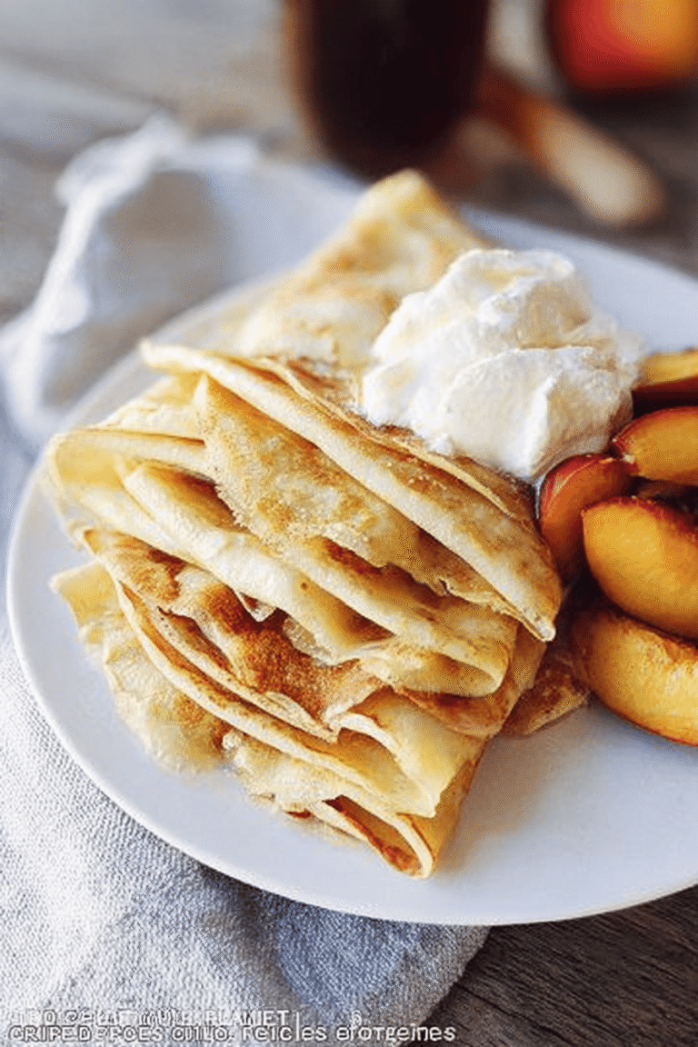 Crepes With Grilled Peaches 4.Png