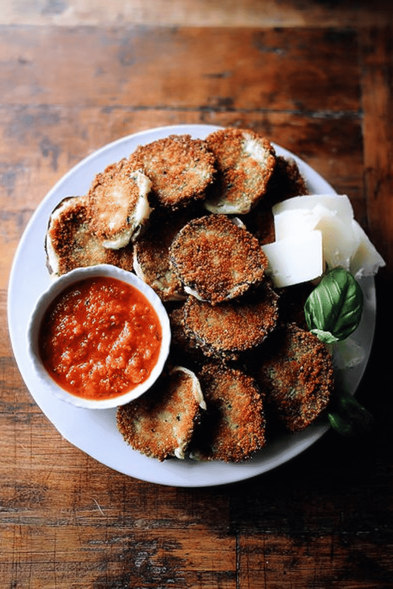 Crispy Eggplant Rounds Eggplant Parmesan 49.Png
