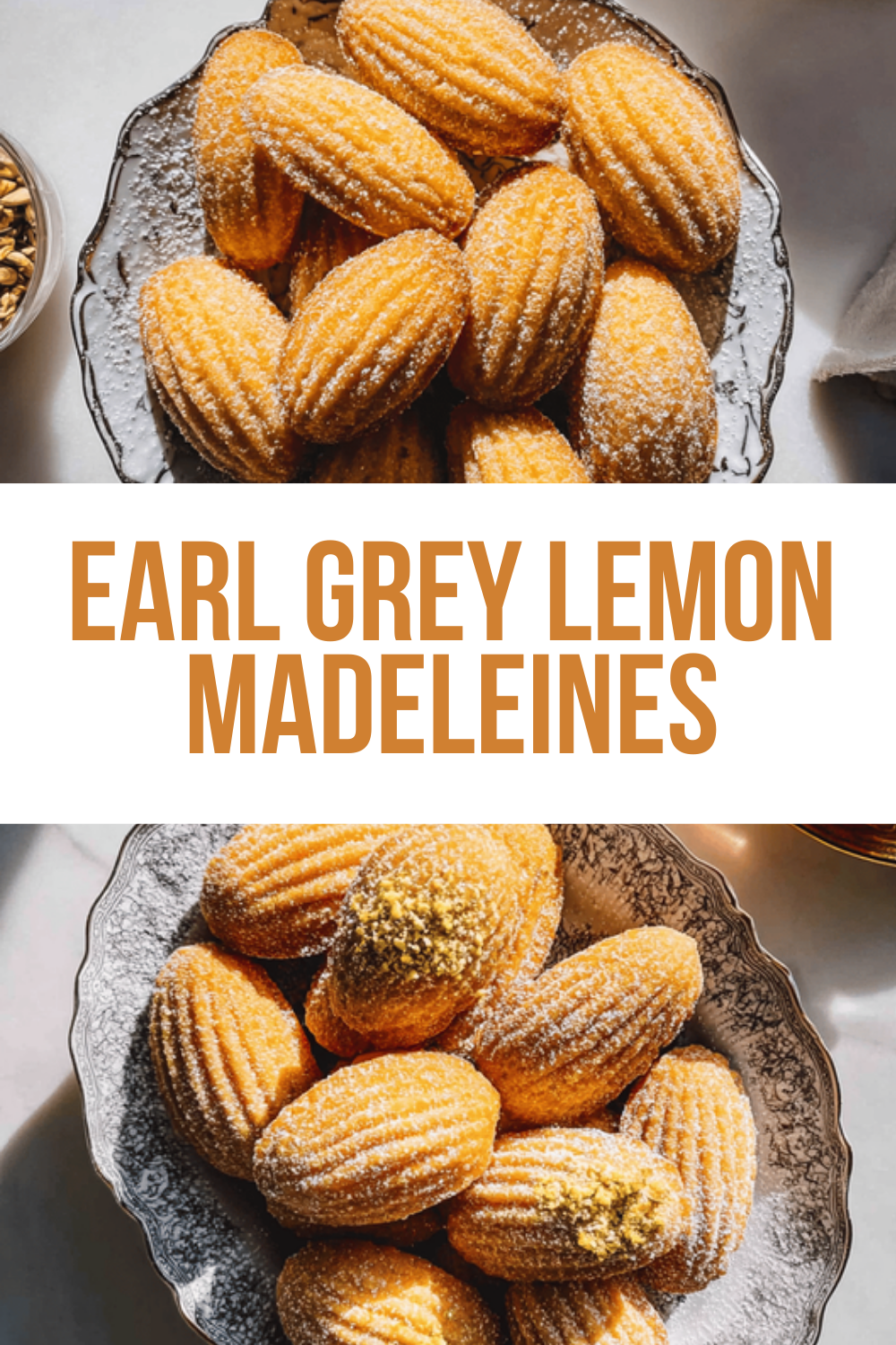 Earl Grey Lemon Madeleines