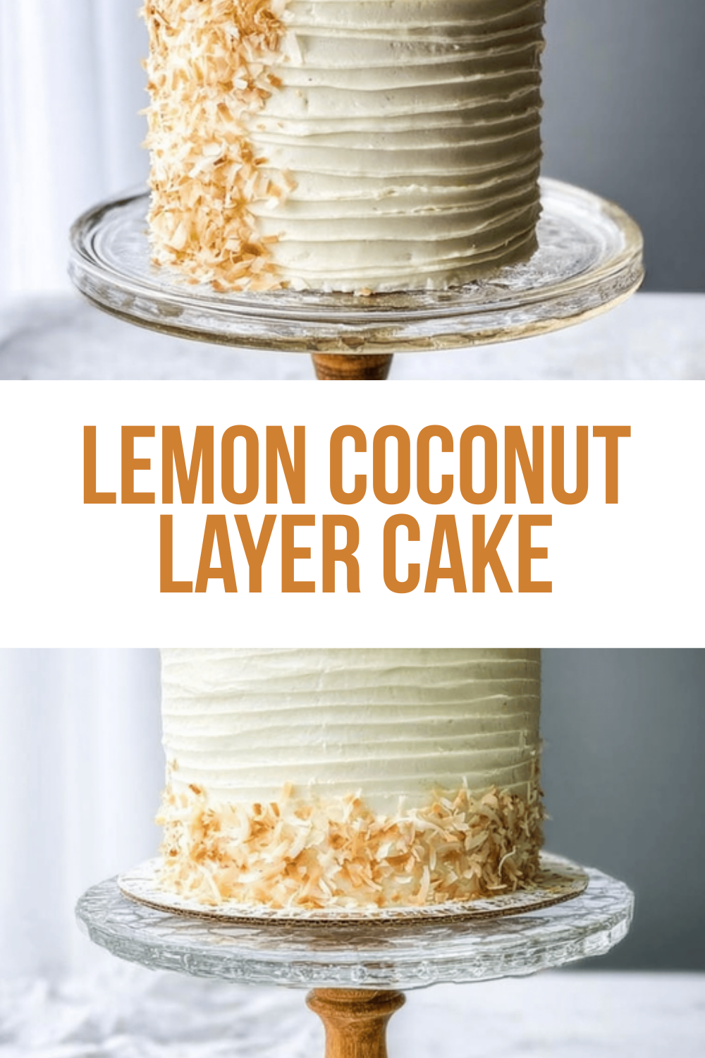 Lemon Coconut Layer Cake