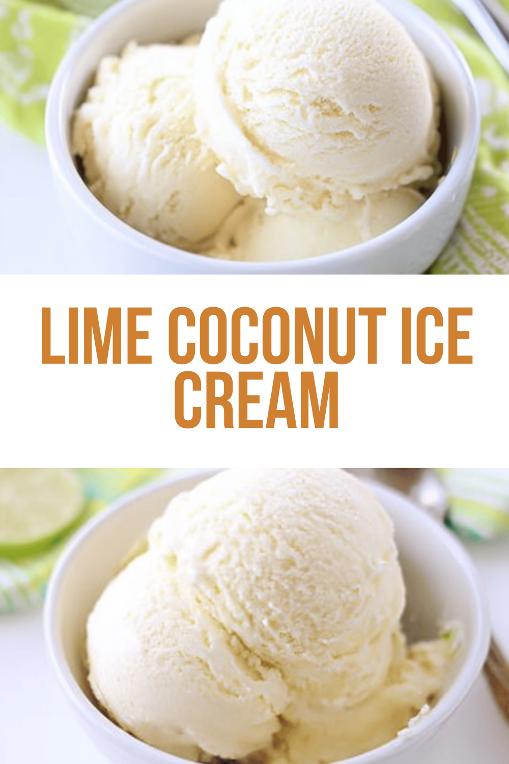 Lime Coconut Ice Cream
