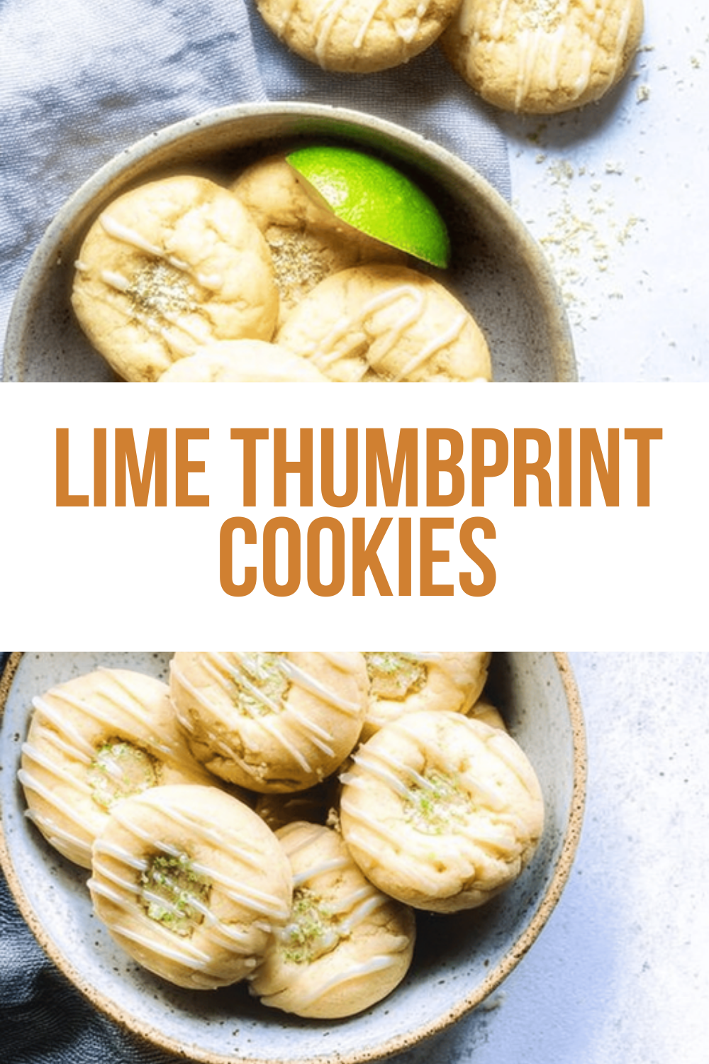 Lime Thumbprint Cookies