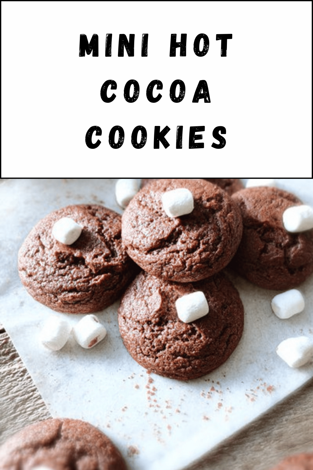 Mini Hot Cocoa Cookies
