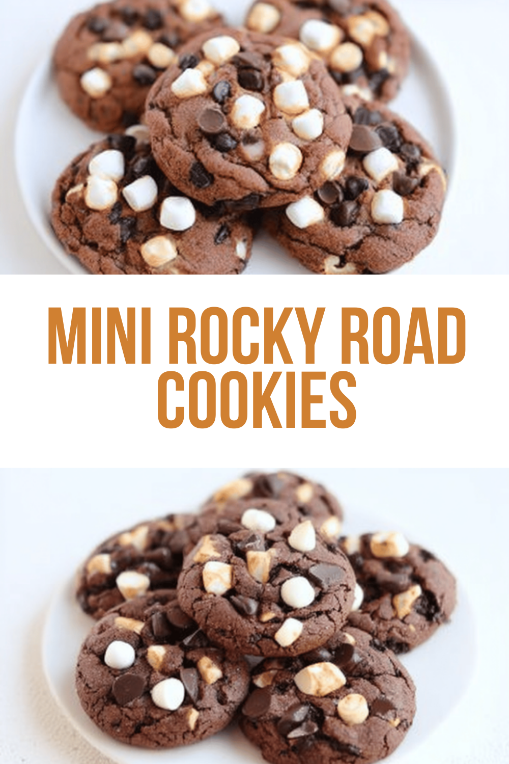 Mini Rocky Road Cookies