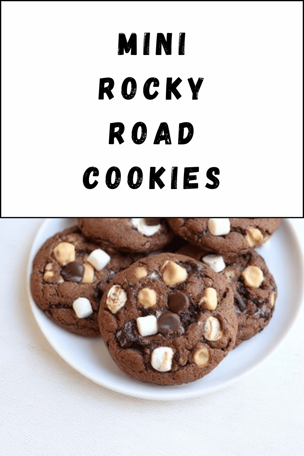 Mini Rocky Road Cookies