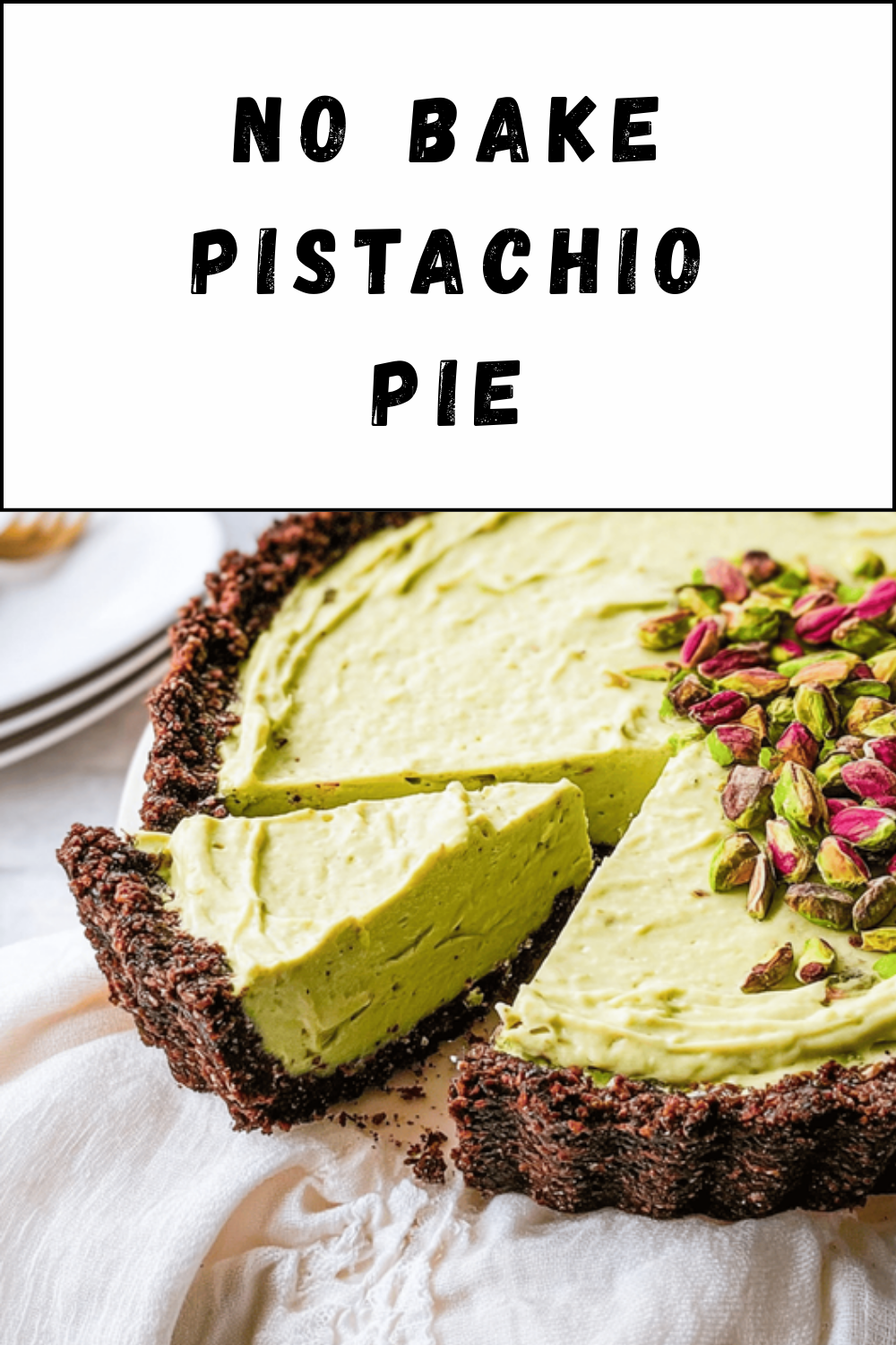 No Bake Pistachio Pie