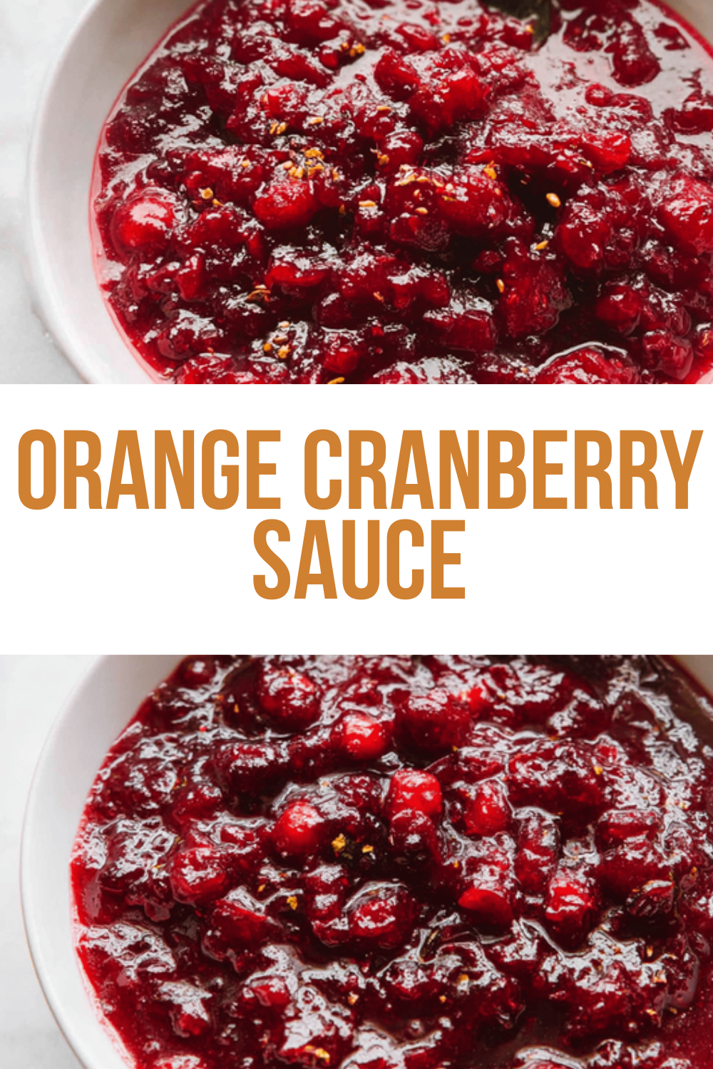 Orange Cranberry Sauce