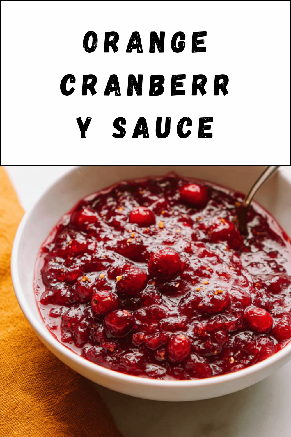 Orange Cranberry Sauce